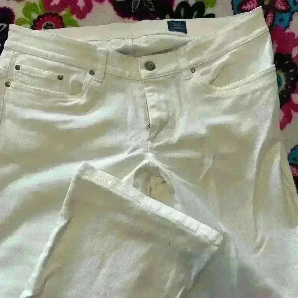Jockey white denim